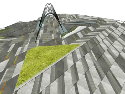 3D Pavement Model 3D model