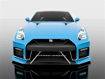 CUSTOM NISSAN GTR R35 NISMO 3D model