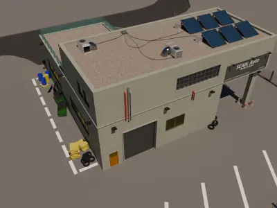 Garage 3D model 3