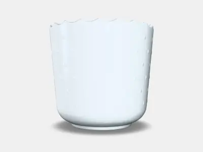 SESAMFRON Plant pot 1 Low-poly 3D model