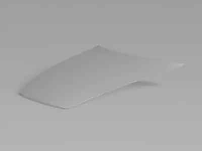 S2000 AP2 Hood Exterior Surface Model - 3D Laser-Scanned 3D model
