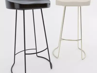 Bar Stool- Model 1 3D model