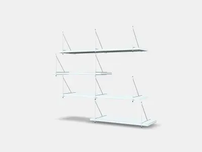 BERGSHULT - PERSHULT Wall shelf combination 1 3D model
