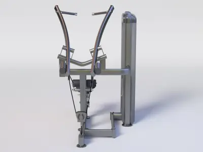 FUSE XL LAT PULLDOWN Low-poly 3D model