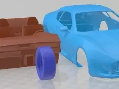 Maserati Gran Turismo MC Stradale 2012 Printable Car  3D print model