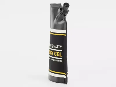 Energy Gel - Product Concept Packaging Low-poly 3D model