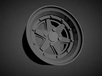 SSR Longchamps scalable and Printable rim 3D print model