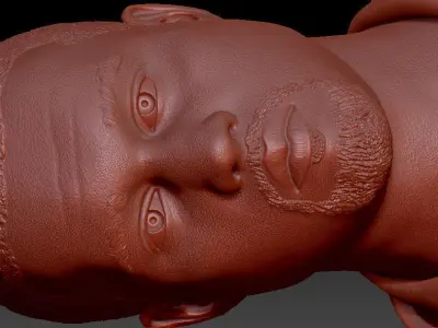 Kanye West 3D print model