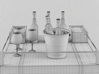 retro car bart 3D model