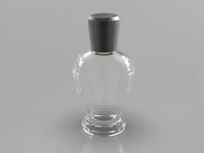 Flacon parfum Low-poly 3D model