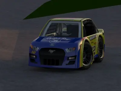 Ryan Blaney Nascar Team Penske 2023 Tiny Car Low-poly 3D model