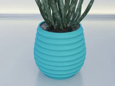 pot planter holder 10 3D print model