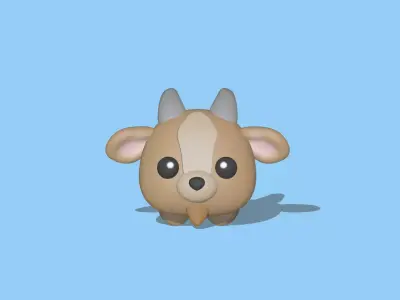 Cute Goat 3D print model