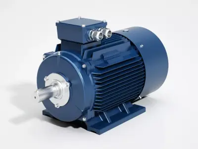 Electric motor 3D model