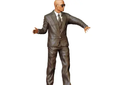 N1 Bodyguard taking care of celebrity 3D print model