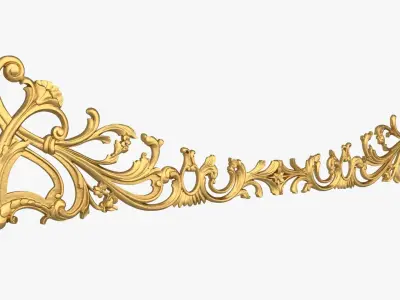 Classic decor ornament 222 3D model