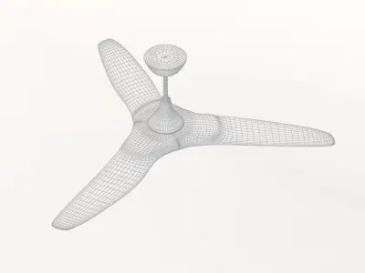Haiku I Series Universal Mount Outdoor Ceiling Fan 3D model