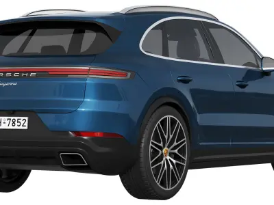 Porsche Cayenne 2024 3D model purchase