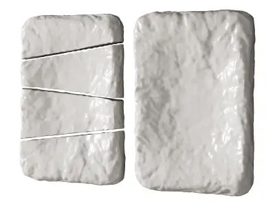 471 decorative wall art 22 abstract sliced stone 3D model