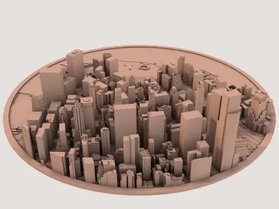 New York City United States 3D print model