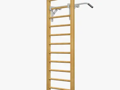 Gymnastic Ladder 3D model