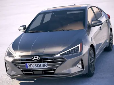 Hyundai Elantra 2019 3D model
