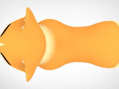 Corgi  Low-poly 3D model
