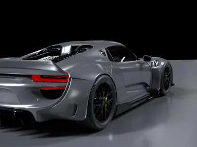 Porsche 918 3D model