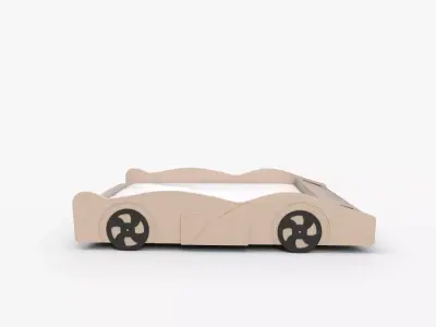 Children Race Car Bed 3D model