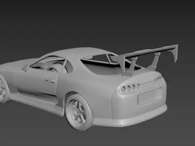 Toyota Supra 1993 Tuning Body For Print 3D print model