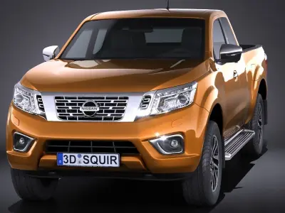 Nissan NP300 Navara 2016 3D model
