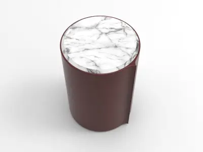 Hugu Night Table Low-poly 3D model