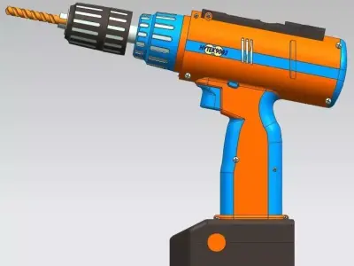 Cordless Drill 3D model