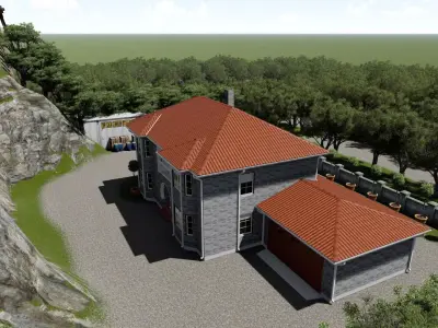 modern house 3D model