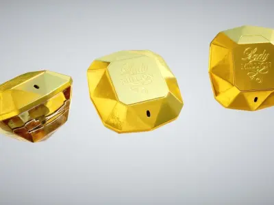 One Million Luxury Scene Low-poly 3D model