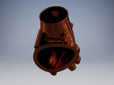 C20xe Powercap 71 mm 20 degree with fitting 20mm 3D print model