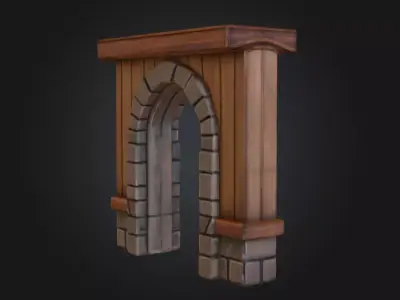 Archway Mystery Low-poly 3D model