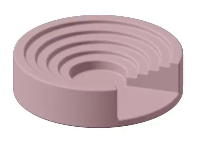 Plastic Exquisite Open Auditorium Toy 3D model