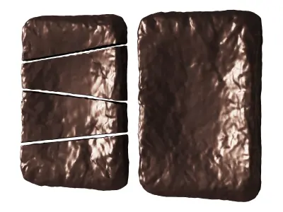 471 decorative wall art 22 abstract sliced stone 3D model