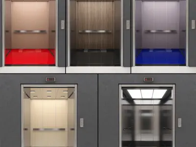 Elevator Kone MonoSpace 700 - KDS 50 3D model