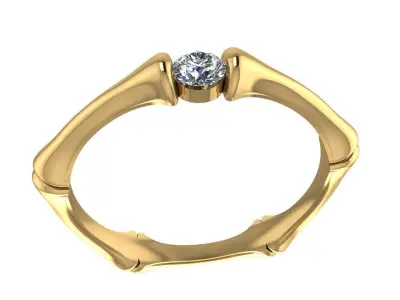 Bone Ring Gens and Ladies 3D print model