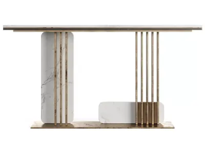 Light Luxury Porch 80 Console Low-poly 3D model