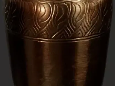 brass vass  Free low-poly 3D model