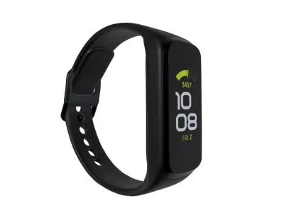 Samsung Galaxy Watch Fit E - Black Low-poly 3D model