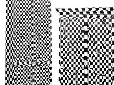 CHINESE CHIPPENDALE DISPLAY CABINET by Bakerfurniture 3D model