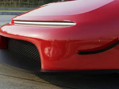 Classic Hypercar Project 1 3D model