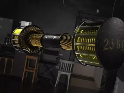 Dumbbell concept 3D model