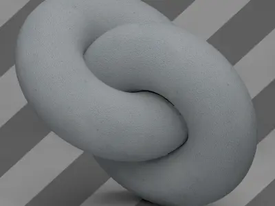 Grey Plaster Wall Free 3D model