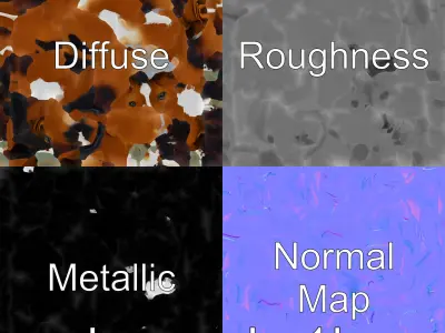 Bay Warmblood Horse Model with White Markings Low-poly 3D model