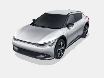 Kia EV6 2022 Low-poly 3D model